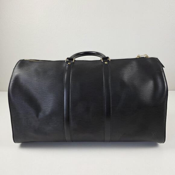 Louis Vuitton Other - Louis Vuitton Keepall 50 Epi Leather Black Travel Duffle Bag Made in France